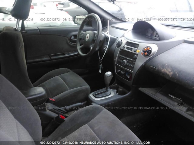 1G8AW15F37Z190107 - 2007 SATURN ION LEVEL 3 GRAY photo 5