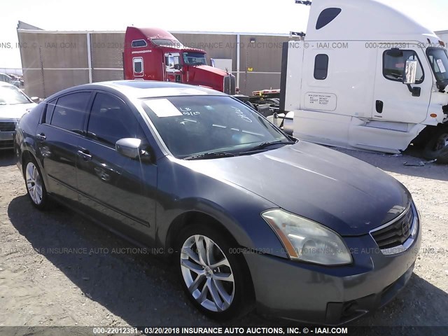 1N4BA41E87C816539 - 2007 NISSAN MAXIMA SE/SL GRAY photo 1