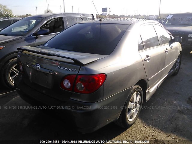 1NXBR32E97Z934911 - 2007 TOYOTA COROLLA CE/LE/S GRAY photo 4