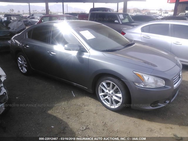 1N4AA5AP8EC434057 - 2014 NISSAN MAXIMA S/SV GRAY photo 1