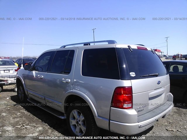 1FMZU75W73ZB47672 - 2003 FORD EXPLORER LIMITED SILVER photo 3