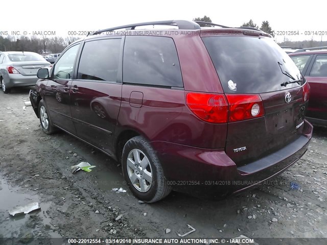 5TDKK4CC2AS331306 - 2010 TOYOTA SIENNA CE/LE RED photo 3