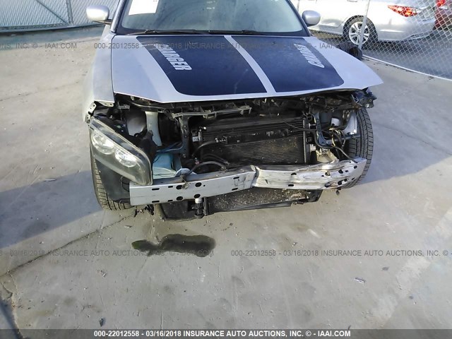 2B3CA3CV5AH310629 - 2010 DODGE CHARGER SXT SILVER photo 6