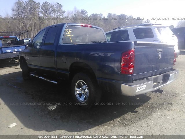 1D7HA18K28J212003 - 2008 DODGE RAM 1500 ST BLUE photo 3