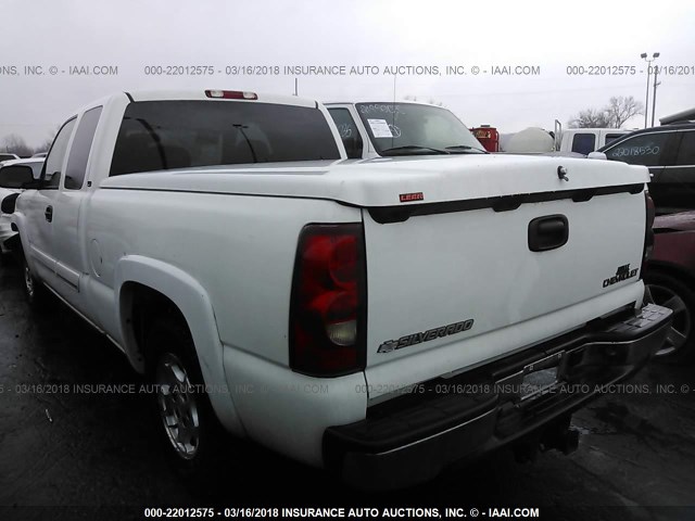 2GCEC19V931274209 - 2003 CHEVROLET SILVERADO C1500 WHITE photo 3