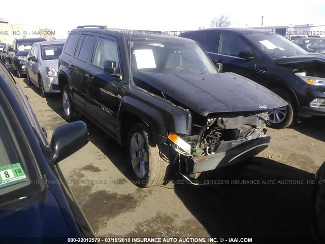 1C4NJRFB1DD174240 - 2013 JEEP PATRIOT LATITUDE BLACK photo 1