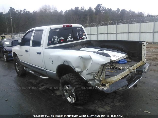 3D7KU28C03G709458 - 2003 DODGE RAM 2500 ST/SLT 白色 照片 3