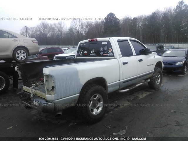 3D7KU28C03G709458 - 2003 DODGE RAM 2500 ST/SLT 白色 照片 4