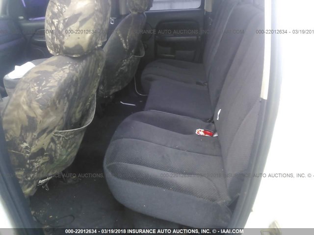 3D7KU28C03G709458 - 2003 DODGE RAM 2500 ST/SLT 白色 照片 8