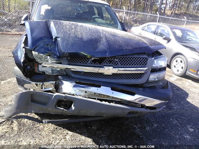 1GCEC19XX5Z215214 - 2005 CHEVROLET SILVERADO C1500 Dark Blue photo 6