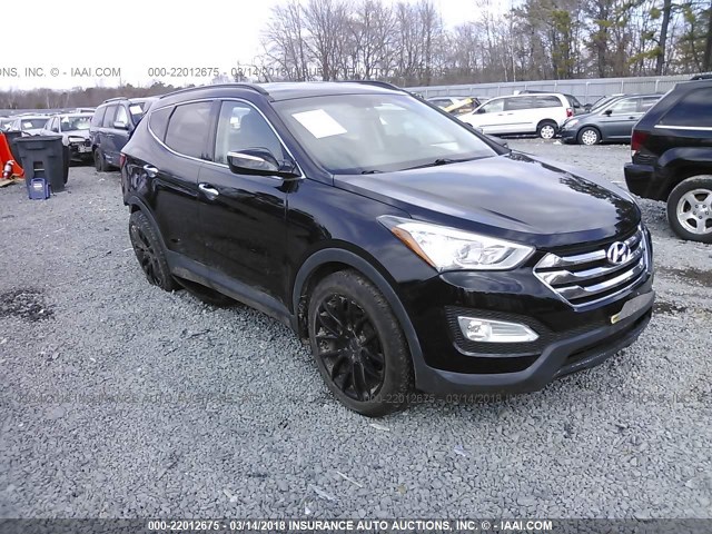 5XYZU3LA0DG072480 - 2013 HYUNDAI SANTA FE SPORT  BLACK photo 1