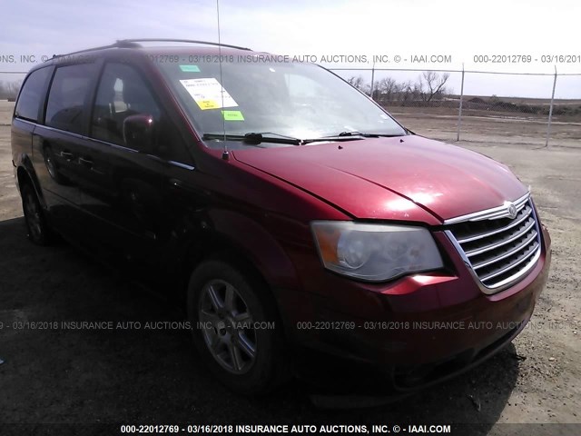 2A8HR54P88R738765 - 2008 CHRYSLER TOWN & COUNTRY TOURING RED photo 1