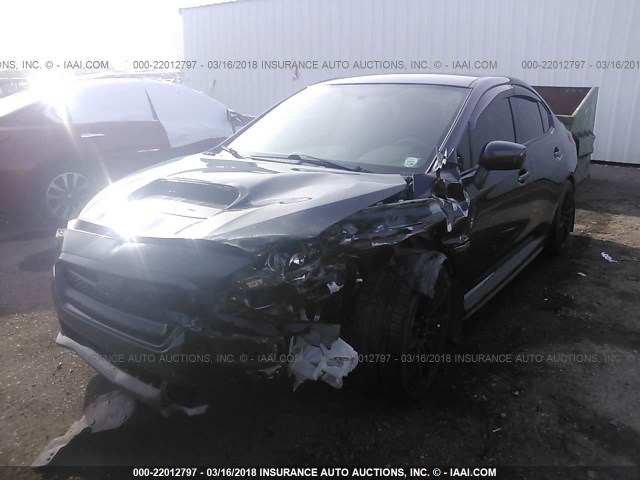 JF1VA1A63F9808686 - 2015 SUBARU WRX GRAY photo 2