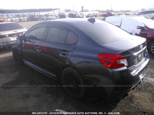 JF1VA1A63F9808686 - 2015 SUBARU WRX GRAY photo 3