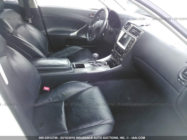 JTHBK262675044944 - 2007 LEXUS IS 250 白色 照片 5