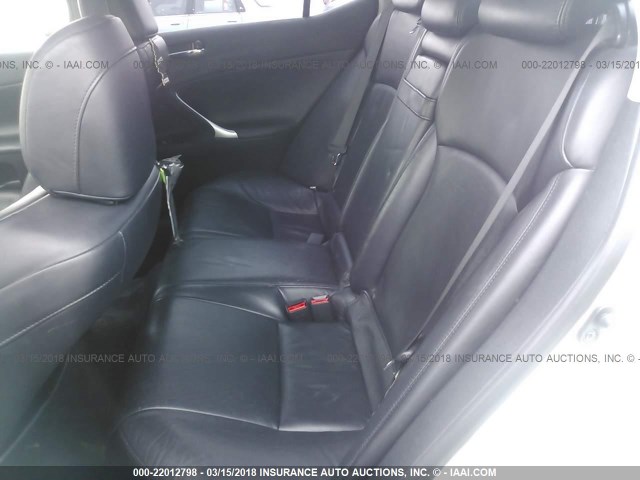 JTHBK262675044944 - 2007 LEXUS IS 250 白色 照片 8