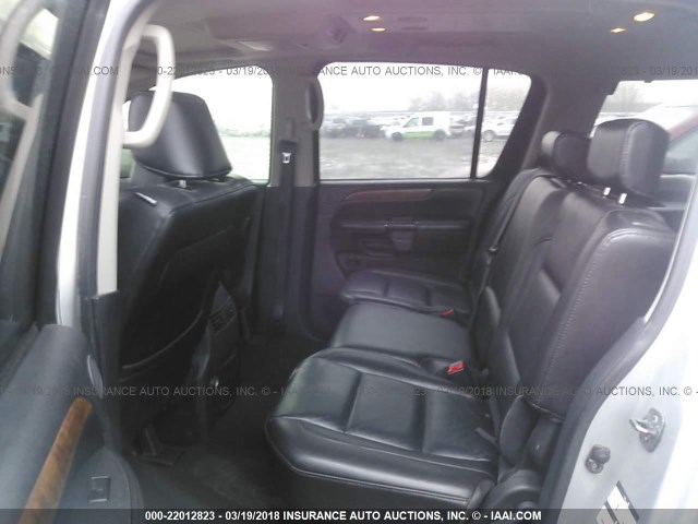 5N1BA08D29N605582 - 2009 NISSAN ARMADA SE/LE SILVER photo 8