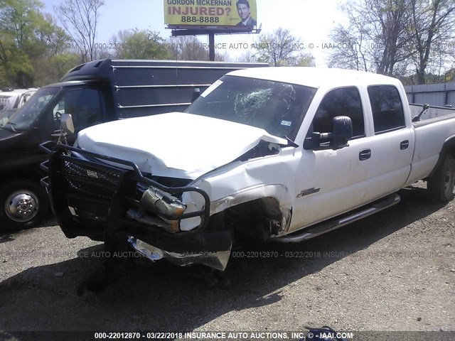 1GCHK23U66F268550 - 2006 CHEVROLET SILVERADO K2500 HEAVY DUTY WHITE photo 6