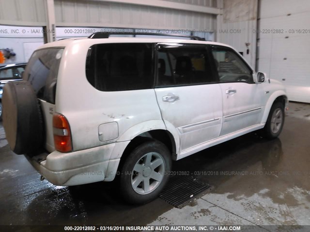 JS3TX92V514103013 - 2001 SUZUKI GRAND VITARA XL7 TOURING/XL7 LIMITED WHITE photo 4