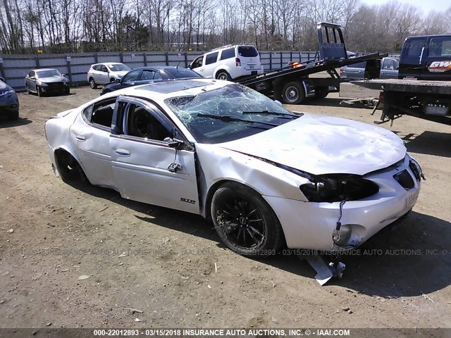 2G2WR524741286456 - 2004 PONTIAC GRAND PRIX GTP SILVER photo 1