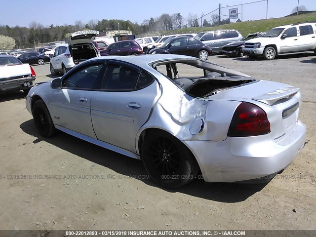 2G2WR524741286456 - 2004 PONTIAC GRAND PRIX GTP SILVER photo 3