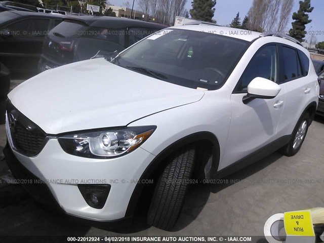 JM3KE2CEXD0146156 - 2013 MAZDA CX-5 TOURING WHITE photo 2