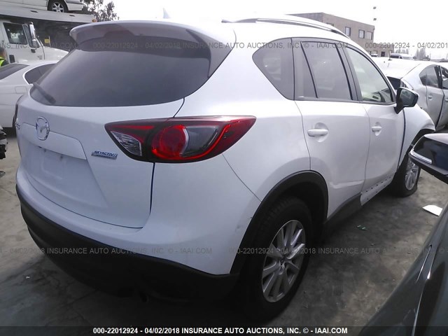 JM3KE2CEXD0146156 - 2013 MAZDA CX-5 TOURING WHITE photo 4