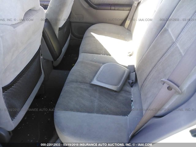 JF1SF65541H746801 - 2001 SUBARU FORESTER S WHITE photo 8