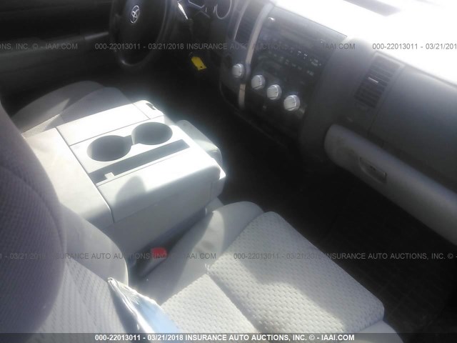 5TFUY5F10CX218880 - 2012 TOYOTA TUNDRA DOUBLE CAB SR5 RED photo 5