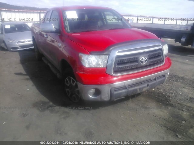 5TFUY5F10CX218880 - 2012 TOYOTA TUNDRA DOUBLE CAB SR5 RED photo 6