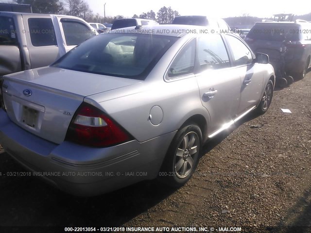 1FAHP24137G162449 - 2007 FORD FIVE HUNDRED SEL GRAY photo 4
