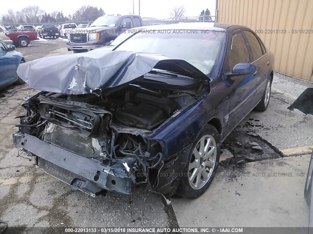 YV1TS59H541365443 - 2004 VOLVO S80 2.5T BLUE photo 2