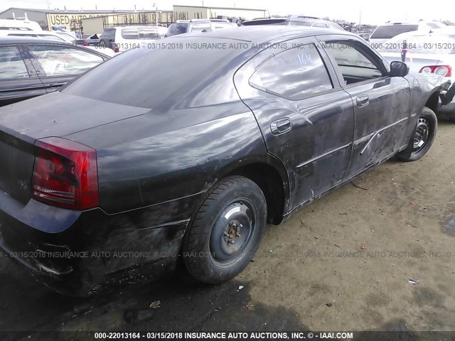 2B3KA53H76H261250 - 2006 DODGE CHARGER R/T BLACK photo 4