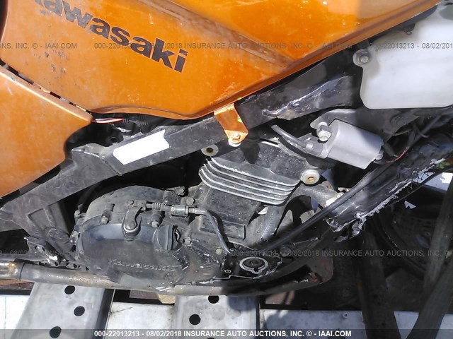 JKAEXVD116A100526 - 2006 KAWASAKI EX500 D ORANGE photo 8