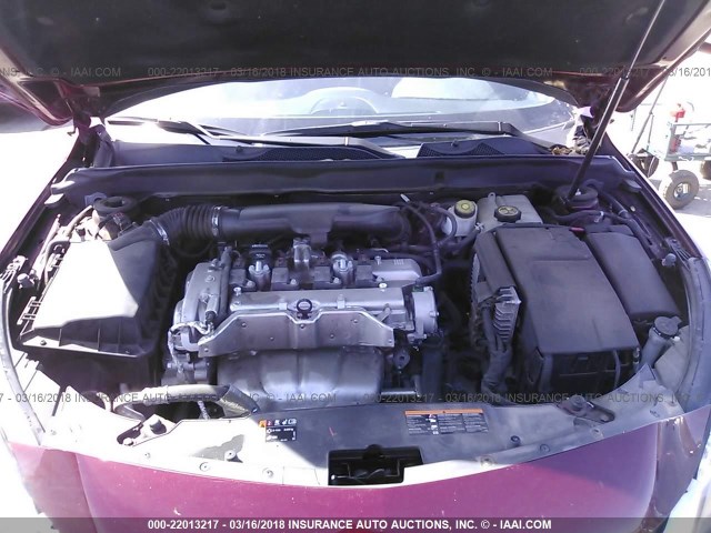 1G11F5SL2FF267436 - 2015 CHEVROLET MALIBU LTZ 栗色 照片 10