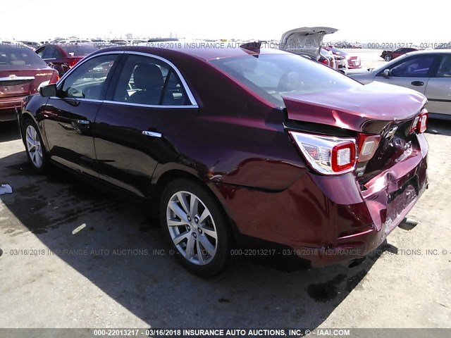 1G11F5SL2FF267436 - 2015 CHEVROLET MALIBU LTZ 栗色 照片 3