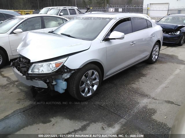 1G4GF5G35CF218376 - 2012 BUICK LACROSSE PREMIUM SILVER photo 2