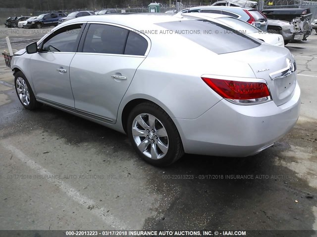 1G4GF5G35CF218376 - 2012 BUICK LACROSSE PREMIUM SILVER photo 3