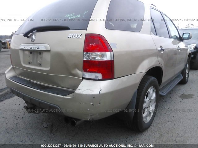 2HNYD18861H512019 - 2001 ACURA MDX TOURING GOLD photo 6
