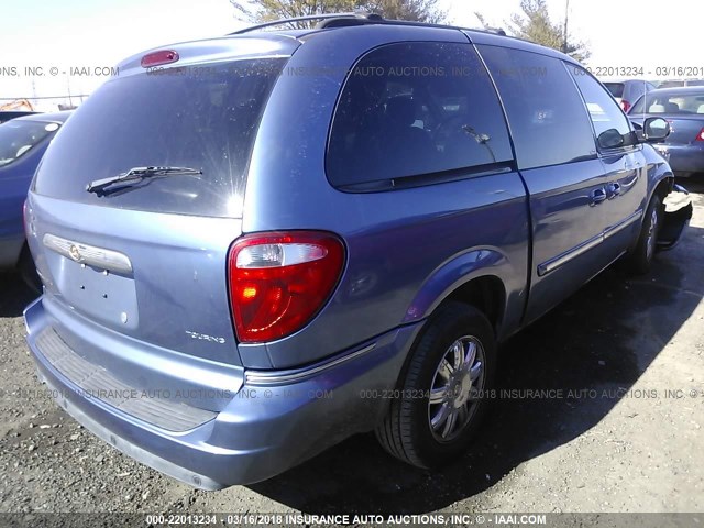 2A8GP54L27R311787 - 2007 CHRYSLER TOWN & COUNTRY TOURING BLUE photo 4