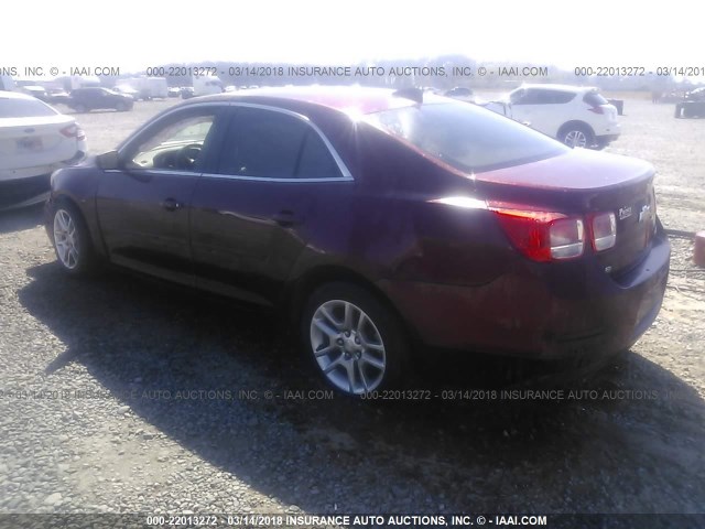 1G11C5SLXFF284087 - 2015 CHEVROLET MALIBU 1LT 栗色 照片 3