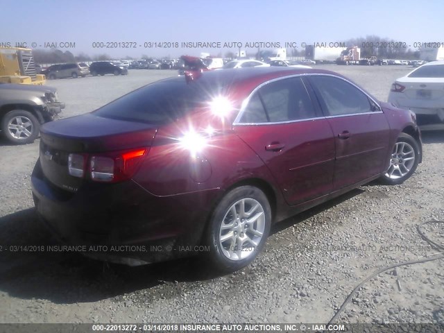 1G11C5SLXFF284087 - 2015 CHEVROLET MALIBU 1LT 栗色 照片 4