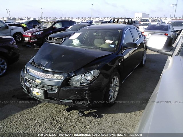 1G1ZK577684296575 - 2008 CHEVROLET MALIBU LTZ 黑色 照片 2