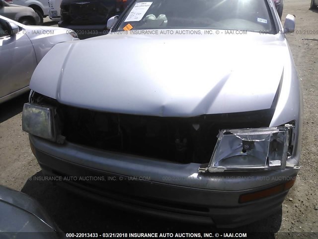 JT8UF22E8S0003296 - 1995 LEXUS LS 400 SILVER photo 6