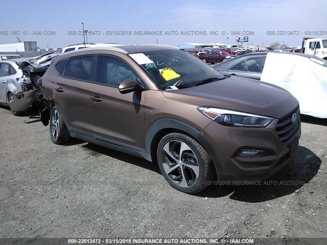 KM8J33A27GU028907 - 2016 HYUNDAI TUCSON LIMITED/SPORT AND ECO/SE BROWN photo 1