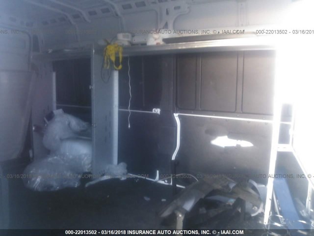 3C6TRVDG2HE538054 - 2017 RAM PROMASTER 2500 2500 HIGH WHITE photo 8