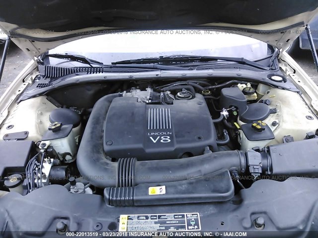 1LNHM87A2YY897433 - 2000 LINCOLN LS 奶油色 照片 10