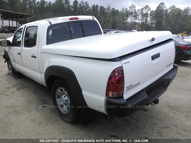 5TFJX4GN6DX023479 - 2013 TOYOTA TACOMA DOUBLE CAB 白色 照片 3