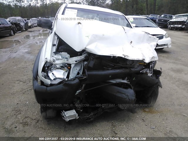 5TFJX4GN6DX023479 - 2013 TOYOTA TACOMA DOUBLE CAB 白色 照片 6