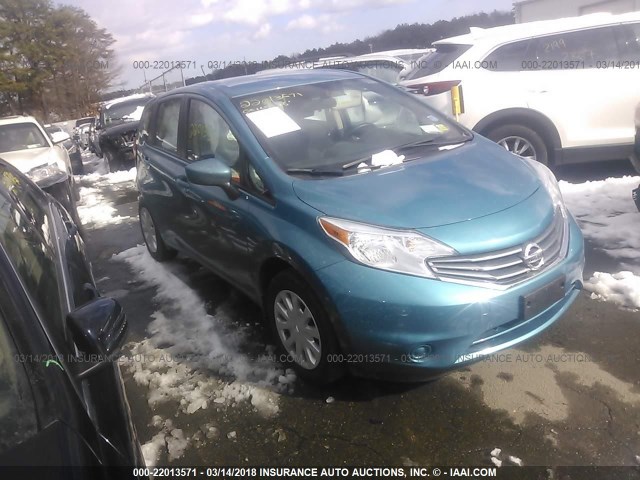 3N1CE2CP2FL435801 - 2015 NISSAN VERSA NOTE S/S PLUS/SV/SL/SR BLUE photo 1
